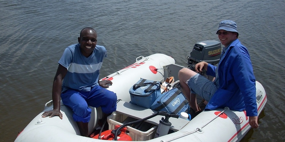 Boat on Von Bach Dam