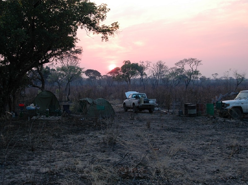 Campsite in the Evening