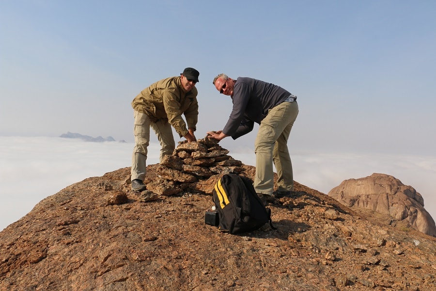 Diether and Wilko at Rock Outcrop