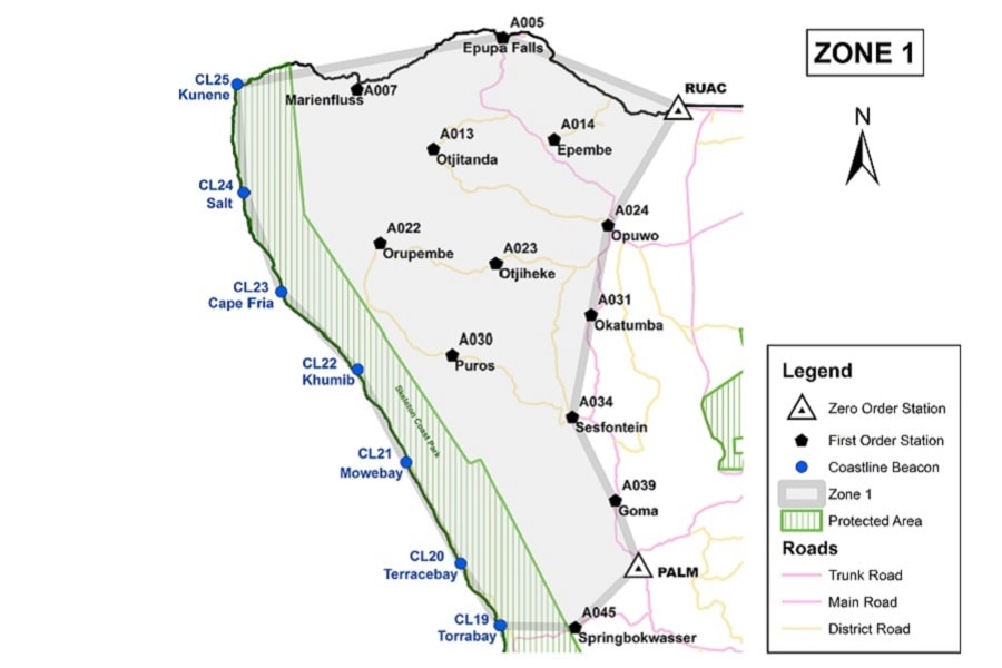 Zone 1 Map