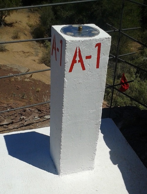 Pillar at Neckartal Dam