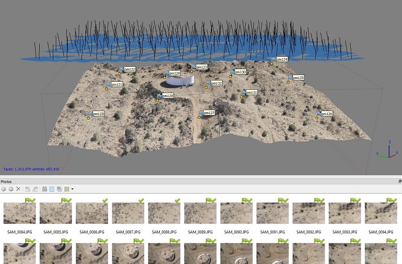 Processing of Aerial Images